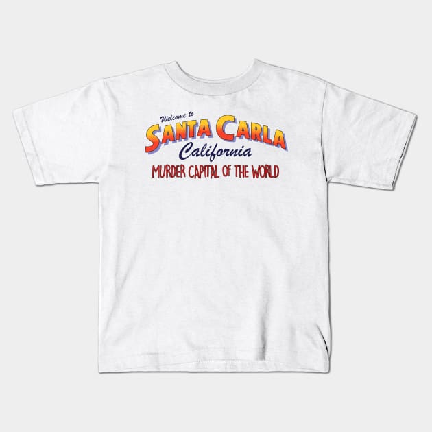 The Lost Boys - Welcome to Santa Carla Kids T-Shirt by BadCatDesigns